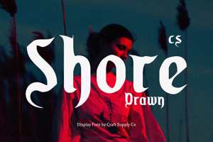 Related font CS Shore Drawn
