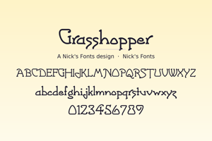 Related font Grasshopper