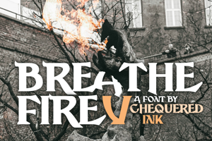Related font Breathe Fire V