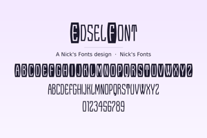 Related font EdselFont