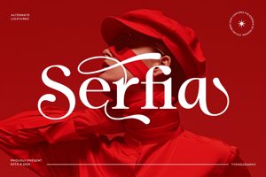 Related font Serfia