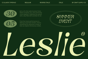 Related font CS Gladys