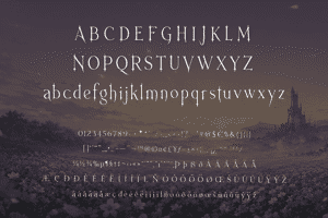 Related font Ethereal Nymeria