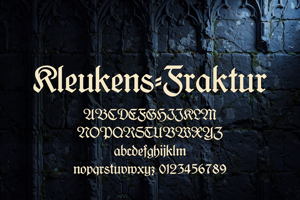 Related font Kleukens-Fraktur