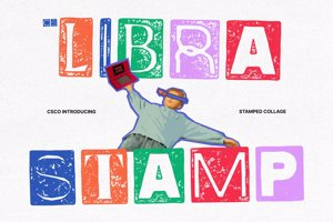 Related font CS Libra Stamp