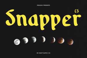 Related font CS Snapper Drawn
