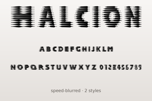 Related font Halcion
