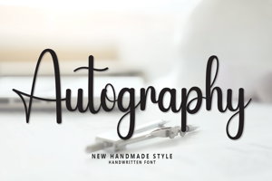 Related font Autography