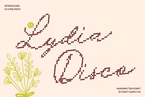 Related font CS Lydia Disco