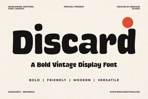 Related font Discard