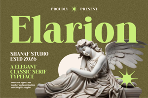 Related font Elarion