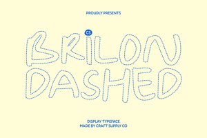 Related font CS Brilon Dashed