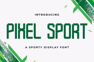 Related font Pixel Sport