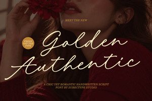 Related font Golden Authentic