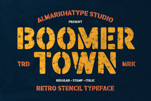 Related font Boomer Town