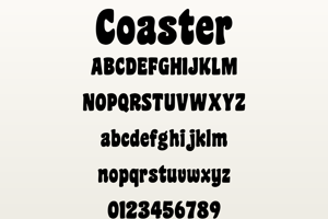 Related font Coaster