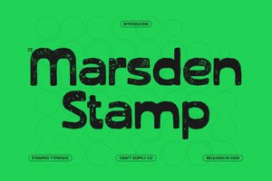 Related font CS Marsden Stamp