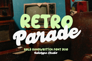 Related font Retro Parade Script
