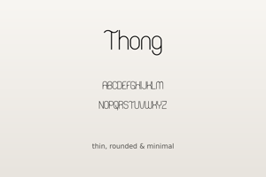 Related font Thong