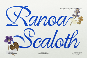 Related font Ranoa Scaloth