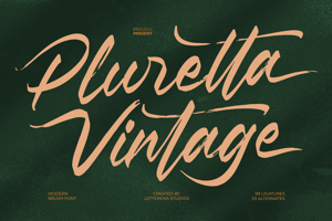 Related font Pluretta Vintage VERSION