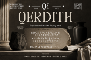 Related font Qerdith