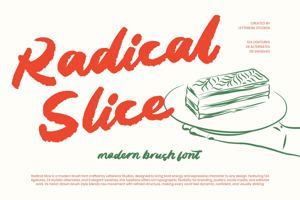 Related font Radical Slice VERSION