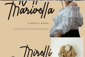 Related font Antonella