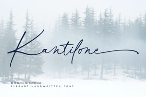 Related font Kantilone