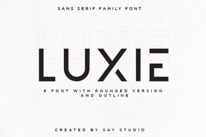 Related font Luxie