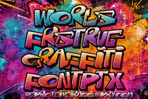 Related font W .rl Frs True Graffi Font