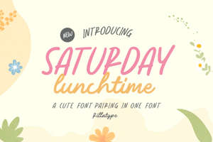 Related font Saturday Lunchtime