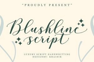 Blushline Script