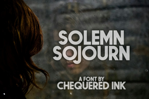 Related font Solemn Sojourn