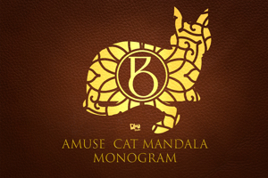 Related font Amuse Cat Mandala Monogram