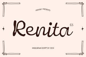 Related font CS Renita