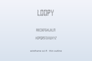 Related font Loopy