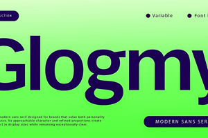 Related font Glogmy Ext Lt Sem Cond