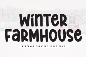 Related font Winter Farmhouse