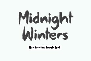 Related font Midnight Winters