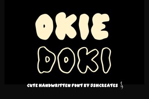 Related font Okie Doki