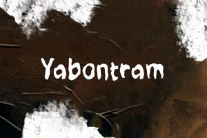 Related font Yabontram