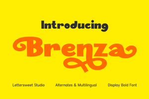 Related font Brenza