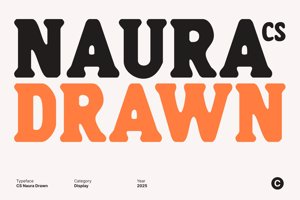 Related font CS Naura Drawn