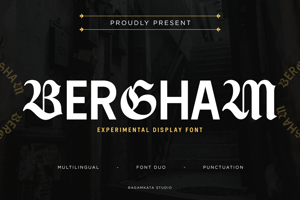 Related font Bergham