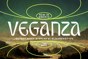 Related font Veganza