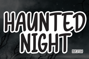 Related font Haunted Night
