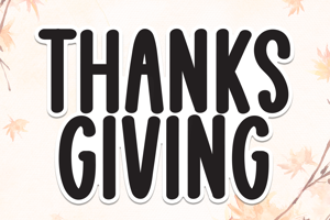 Thanks Giving
