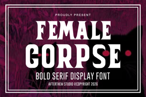 Related font Female Coprse