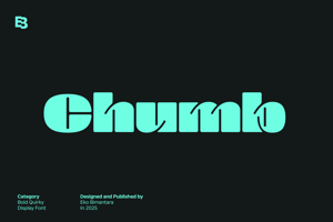 Related font Chumb